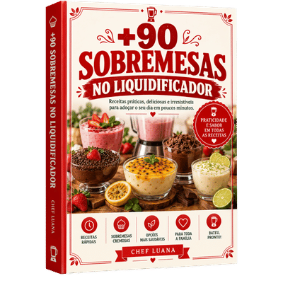 +90 Sobremesas no Liquidificador